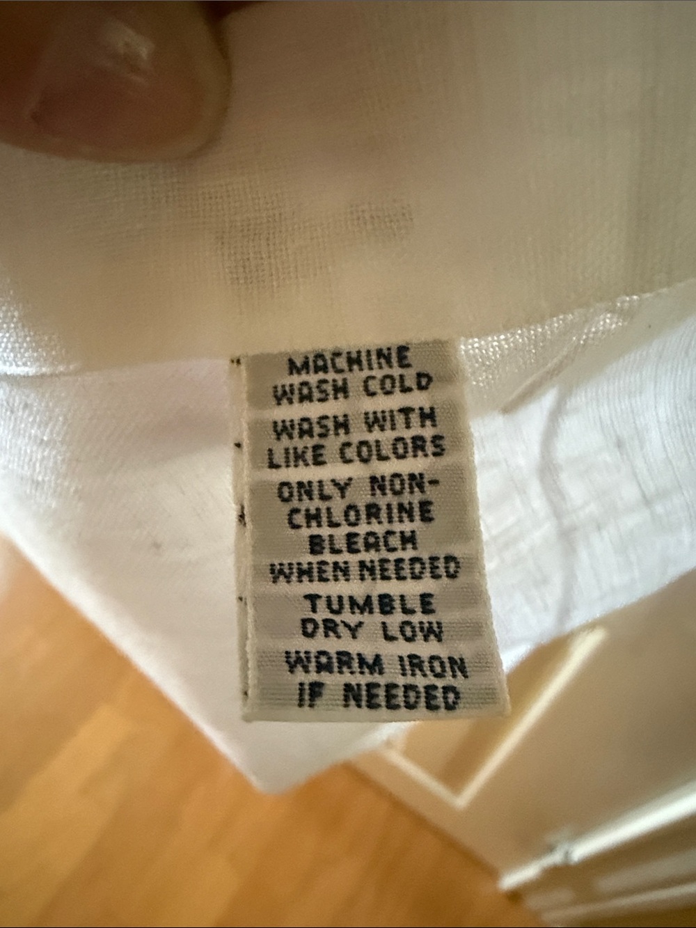 Polo by Ralph Lauren Men's White Button-Down Dress Shirt with Navy Pony - Picture 3 of 6